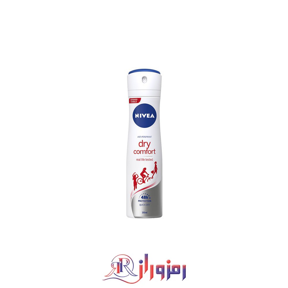 اسپری ضد تعریق زنانه نیوآ dry comfort حجم 150 میل،خرید و قیمت اسپری ضد تعریق زنانه نیوآ dry comfort حجم 150 میل